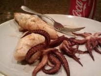 Cooked-squid